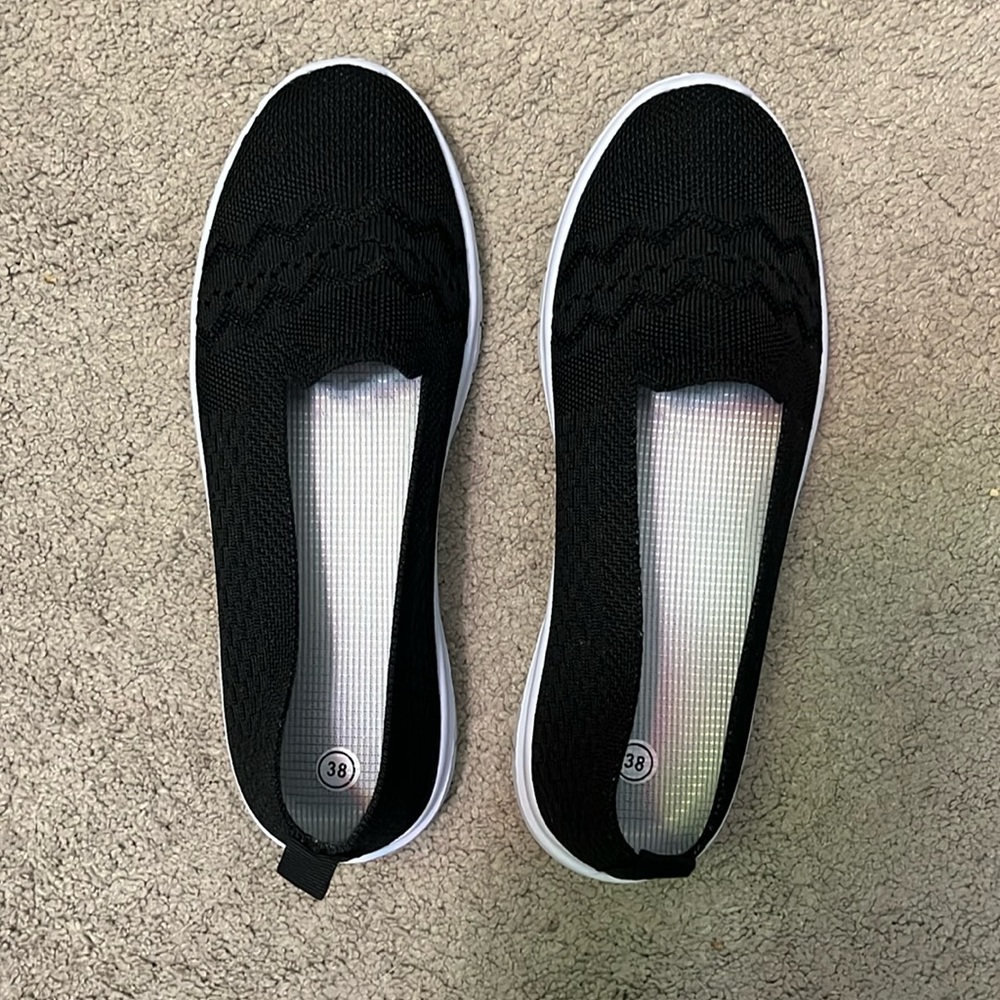 Black Slip-On Women’s Shoes
